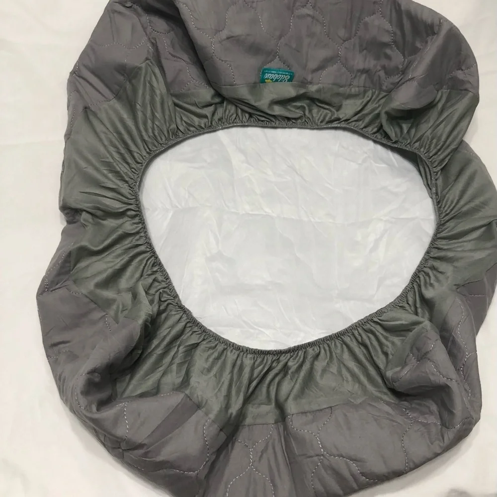 Waterproof Fitted Mattress quilted crib N play Cover.27”X 39”+5”